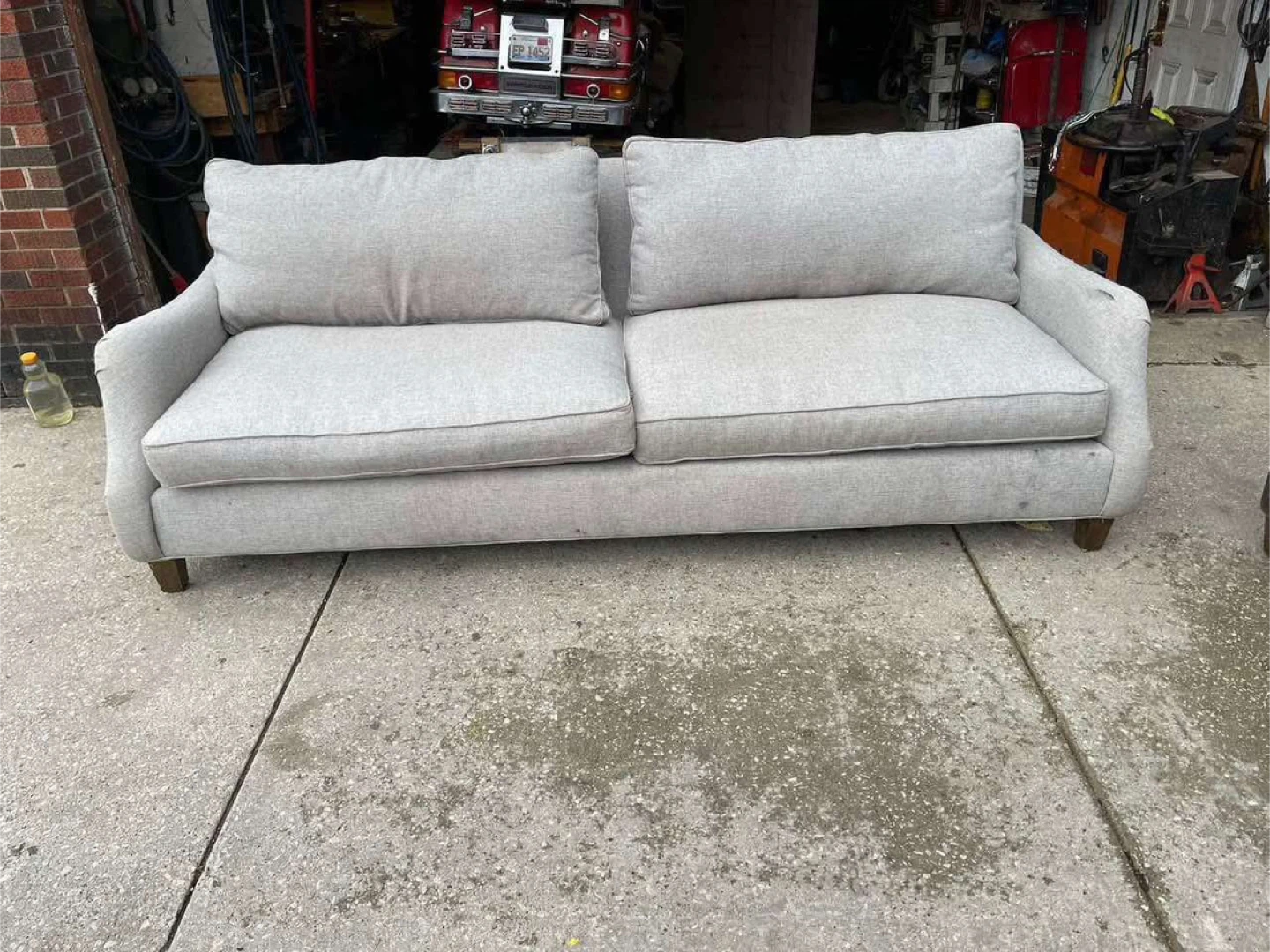 Light Gray Sofa with delivery
