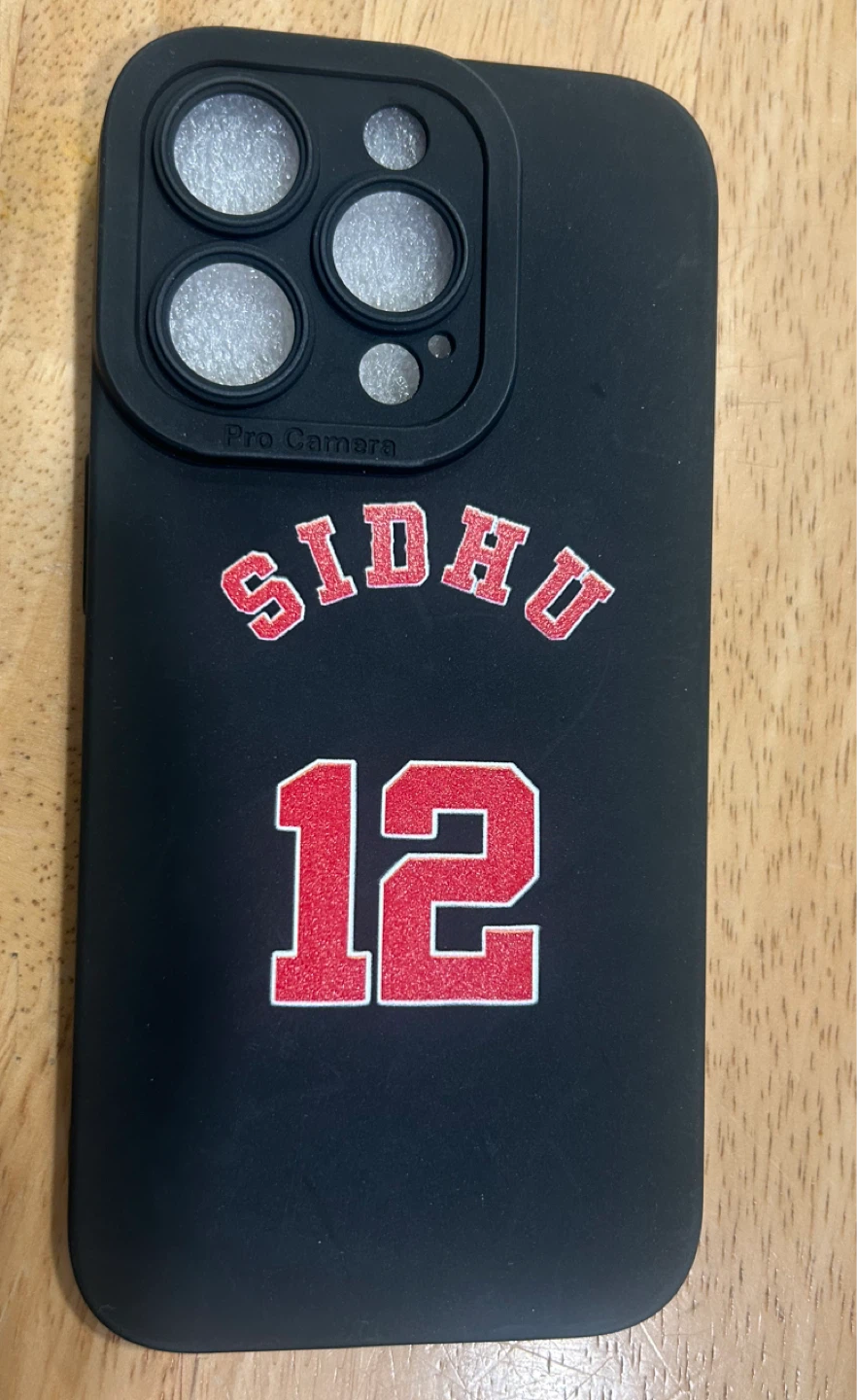 Black iPhone 15 Pro Case - Sidhu 12
