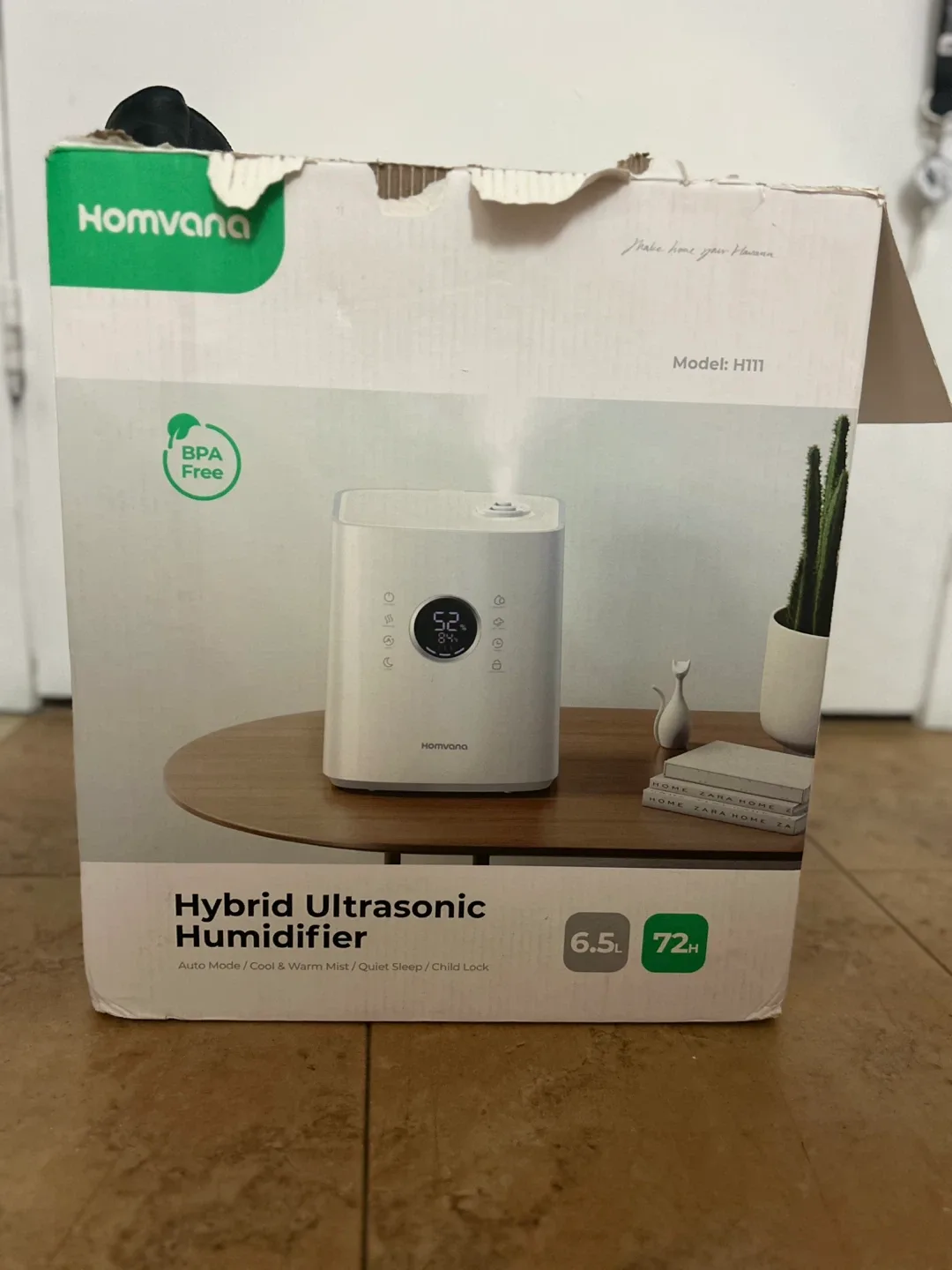Homvana Hybrid Ultrasonic Humidifier Model H111 - photo 3