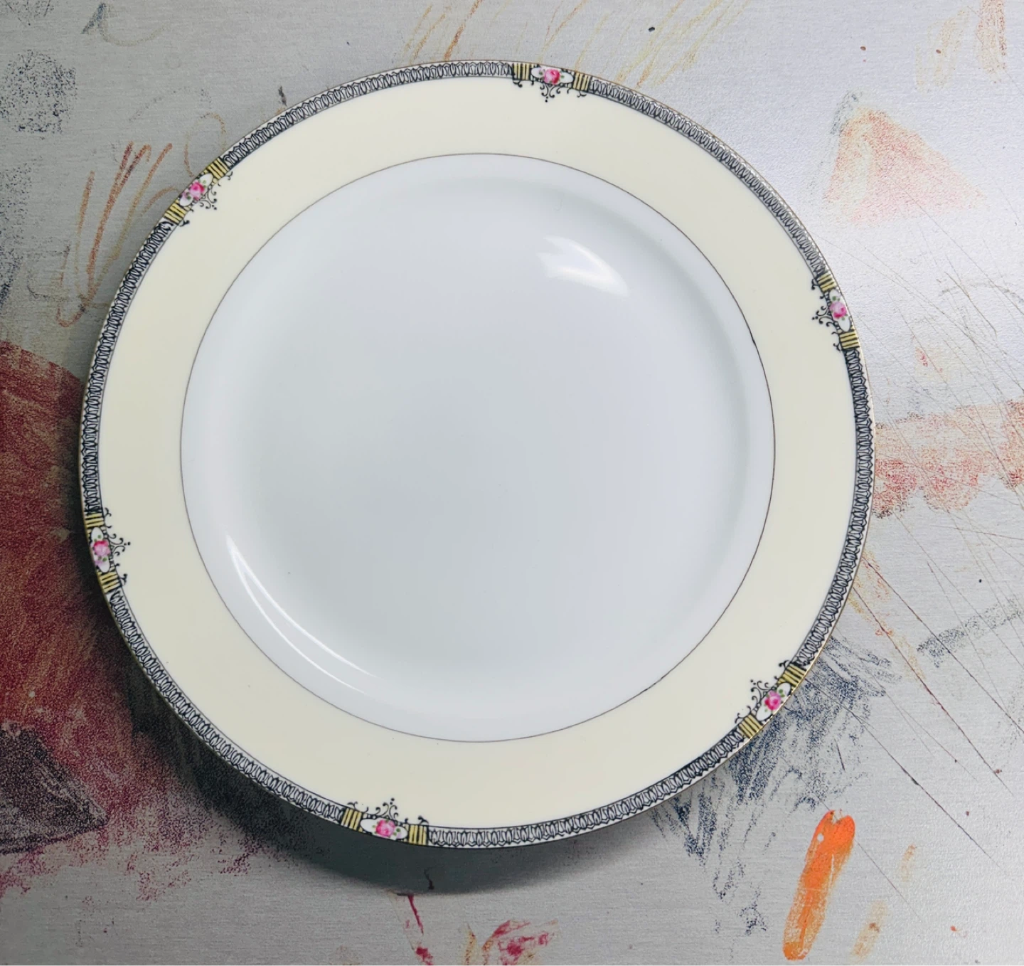Meito The Hampton Plate Floral Made In Japan Vintage lot