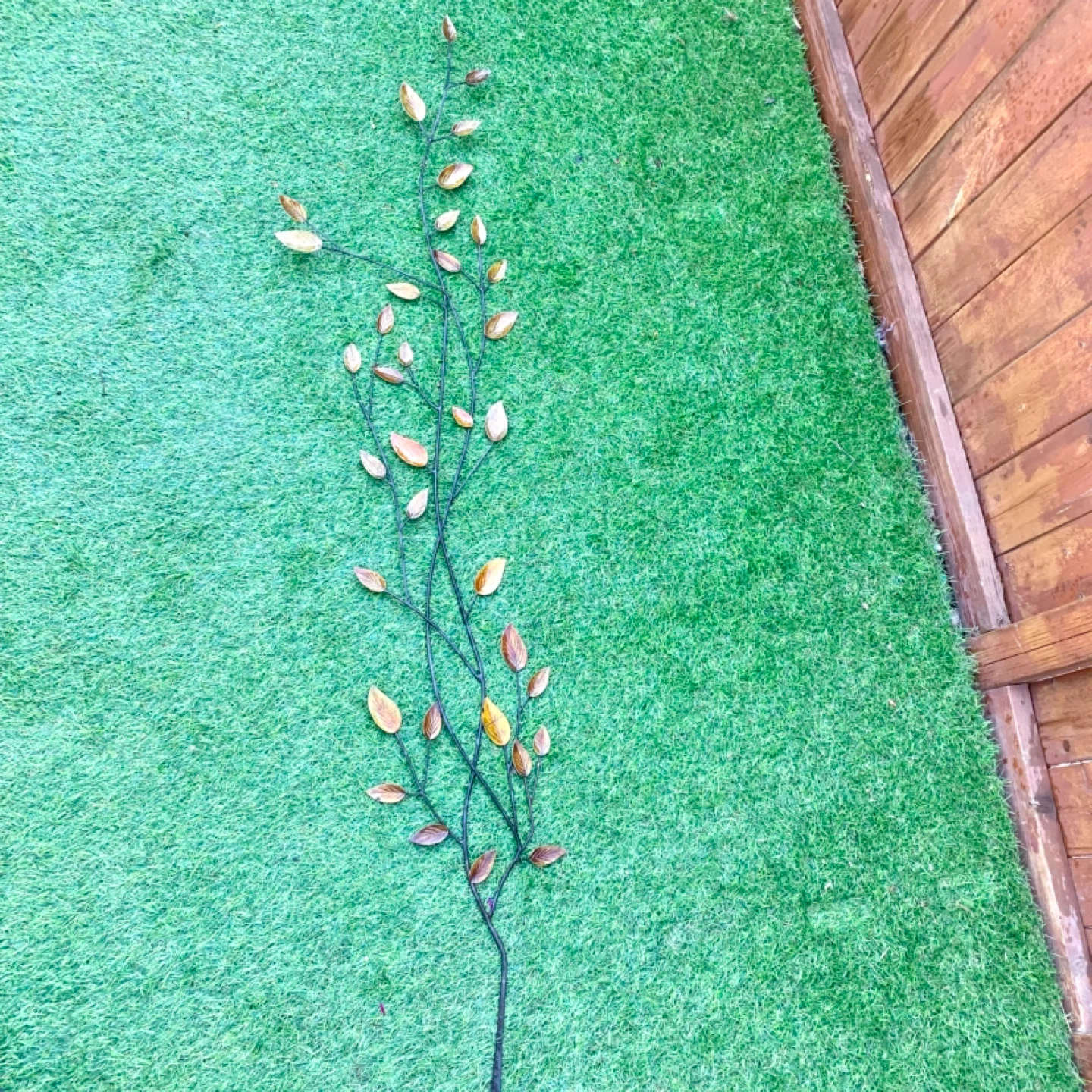 Wall Art Metal Branch Decor Garden Yard Home Outdoor Decoration - photo 2