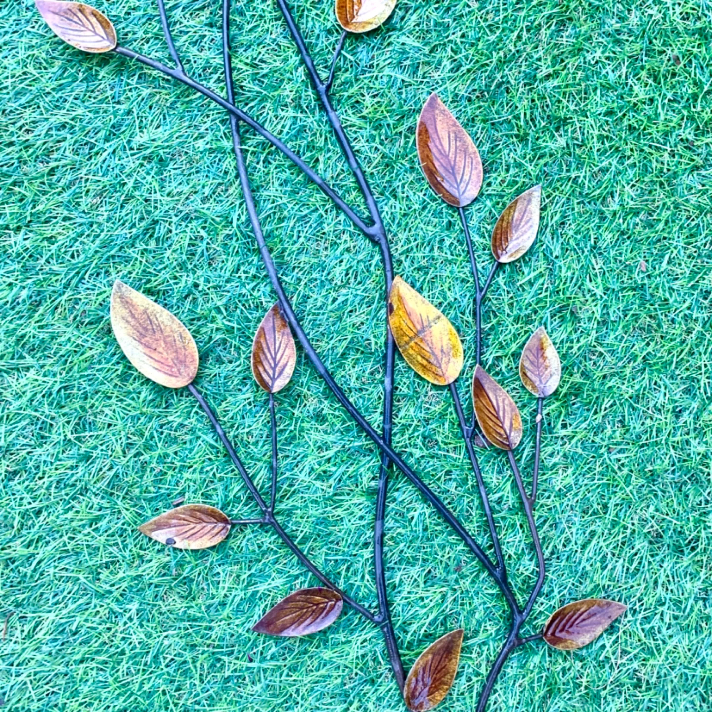 Wall Art Metal Branch Decor Garden Yard Home Outdoor Decoration - photo 3