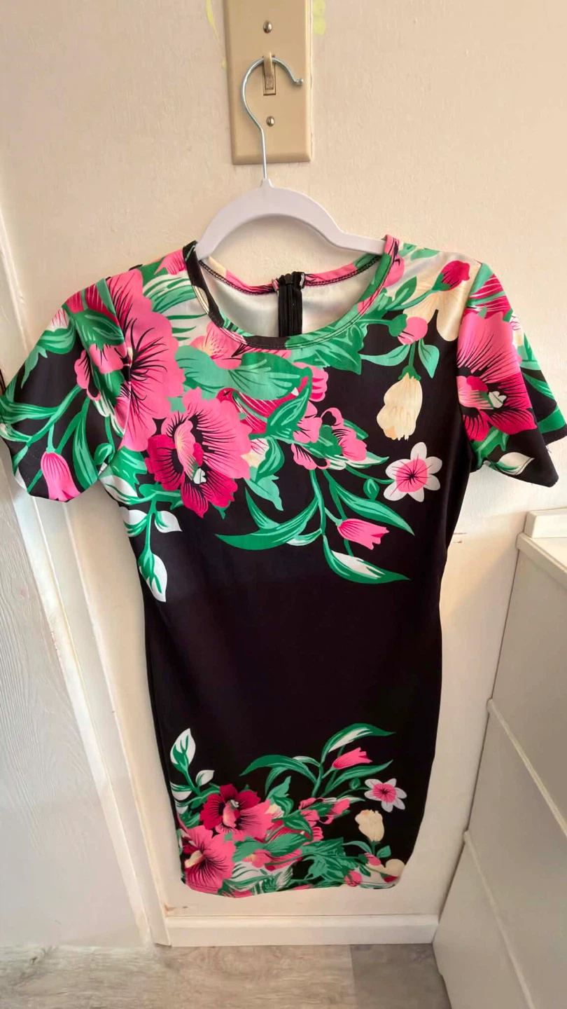 Women's Floral Print Dress - photo 2