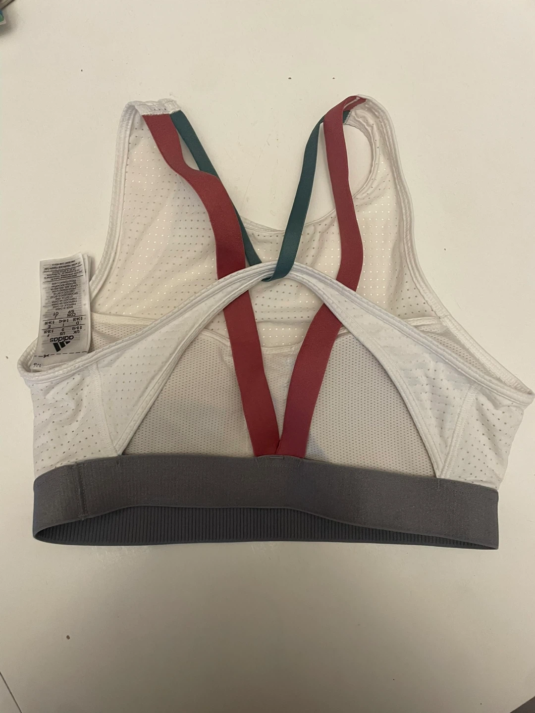 Adidas Perforated Sports Bra White Size S - photo 2