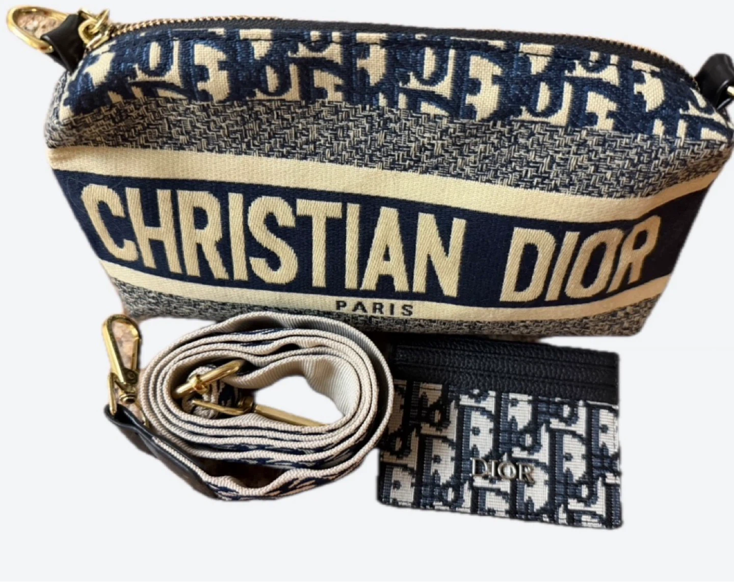 CD crossbody bag.& cardholder