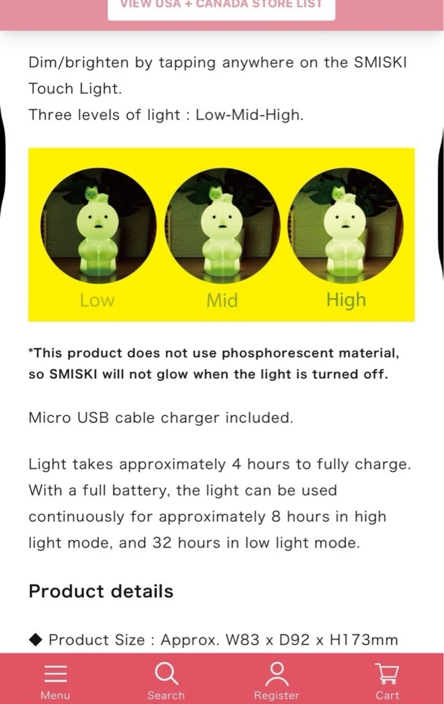 SMISKI Touch Light - photo 4