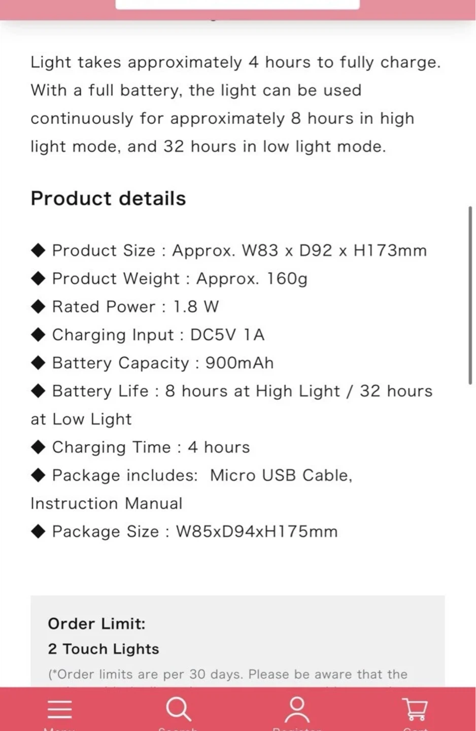 SMISKI Touch Light - photo 5