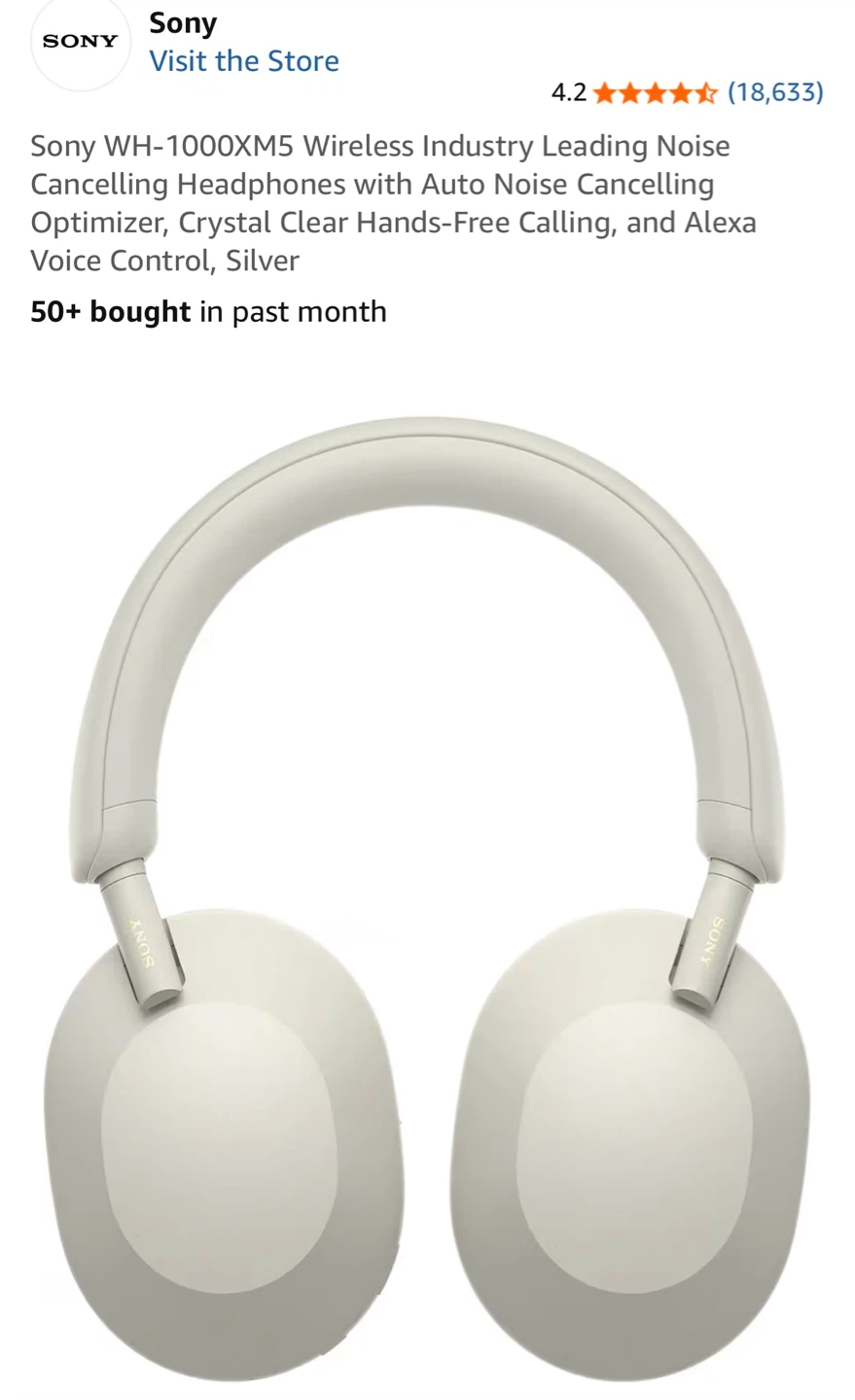 Sony WH-1000XM5 Wireless Headphones - photo 5