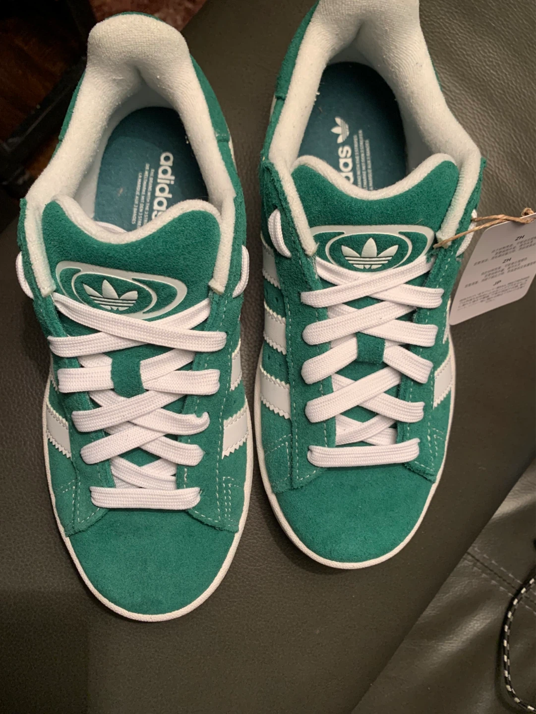 Adidas Campus Green Suede Sneakers .Size 4.5 - photo 2