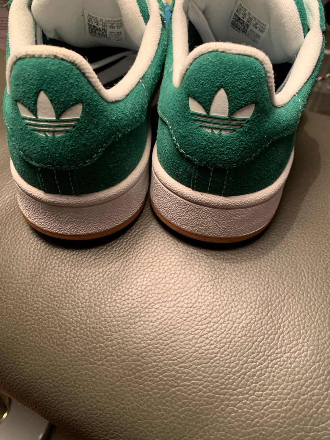 Adidas Campus Green Suede Sneakers .Size 4.5 - photo 3