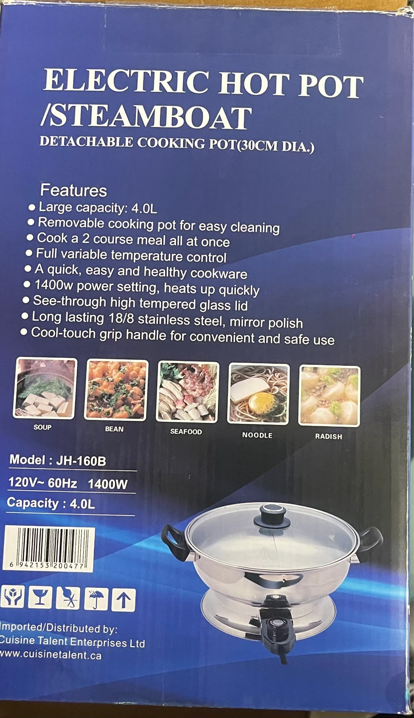 Electric Hot Pot / Steamboat (Detachable, 4.0L) - photo 3