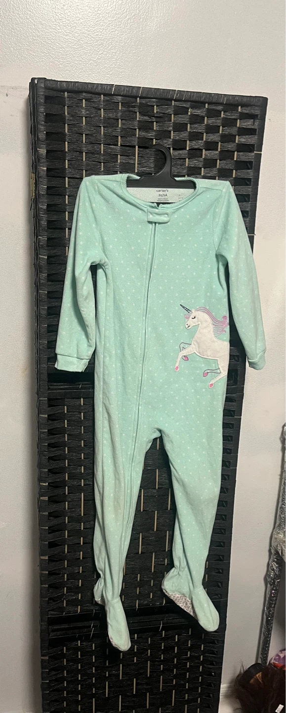 Carter's Footed Pajamas Unicorn Size 5 kids - photo 2