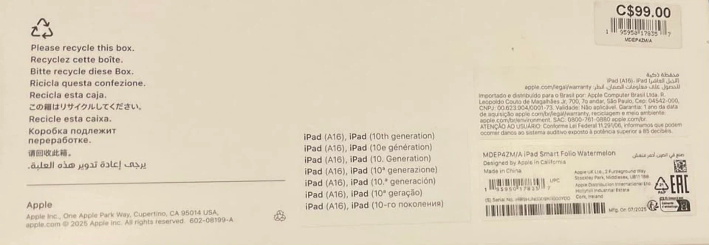Apple iPad Smart Folio Watermelon (10th Gen) - photo 3