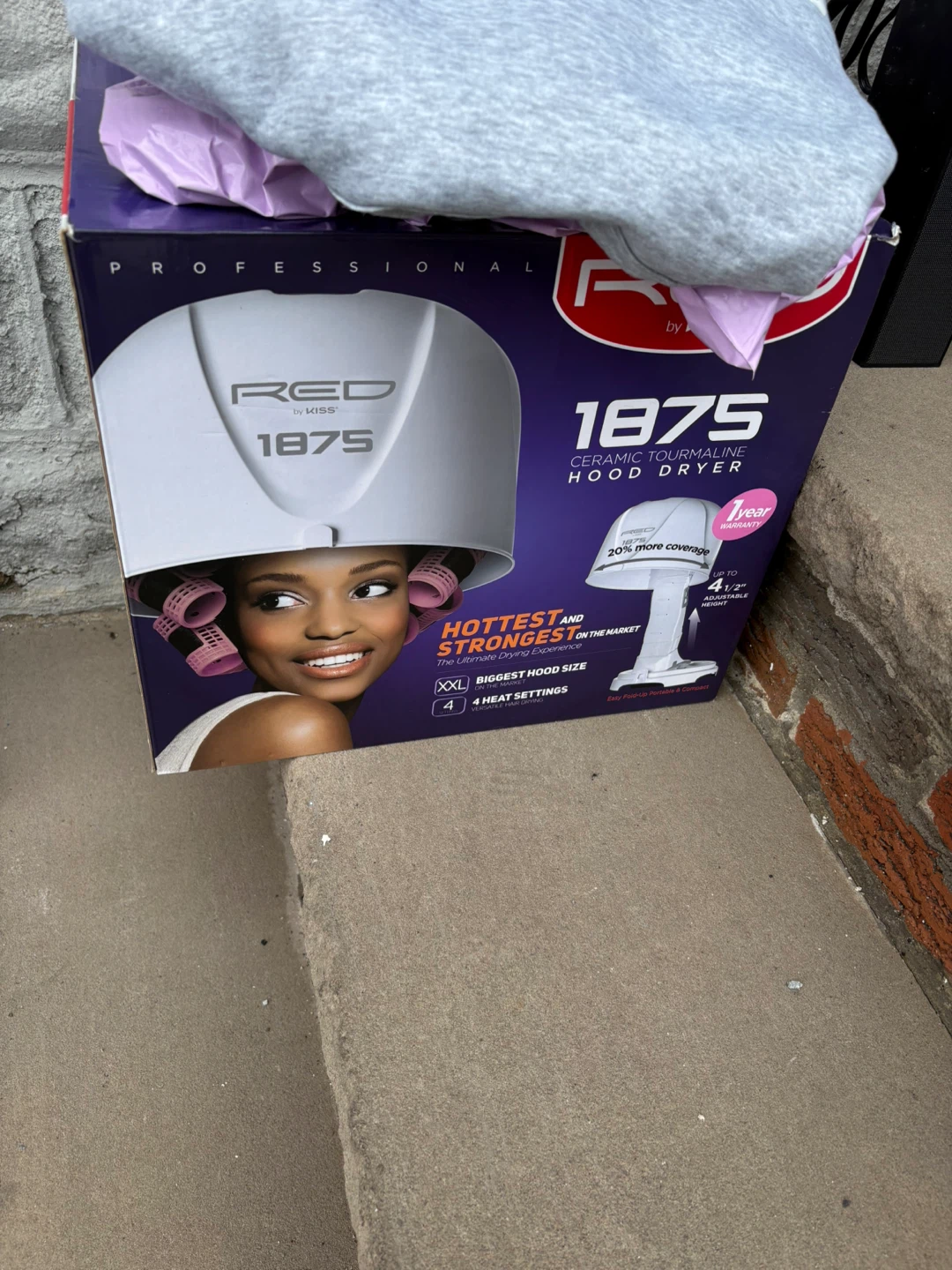 RED by KISS 1875 Ceramic Tourmaline Hood Dryer