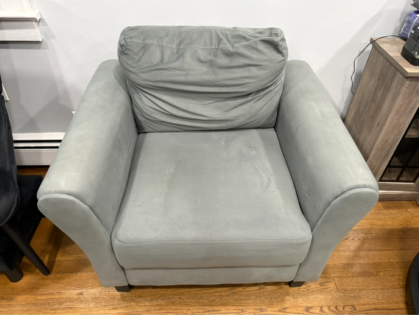 Grey Loveseat and Armchair Set - photo 5
