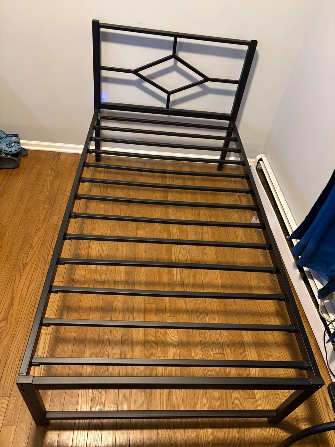 Black Metal Bed Frame Twin Size - photo 2