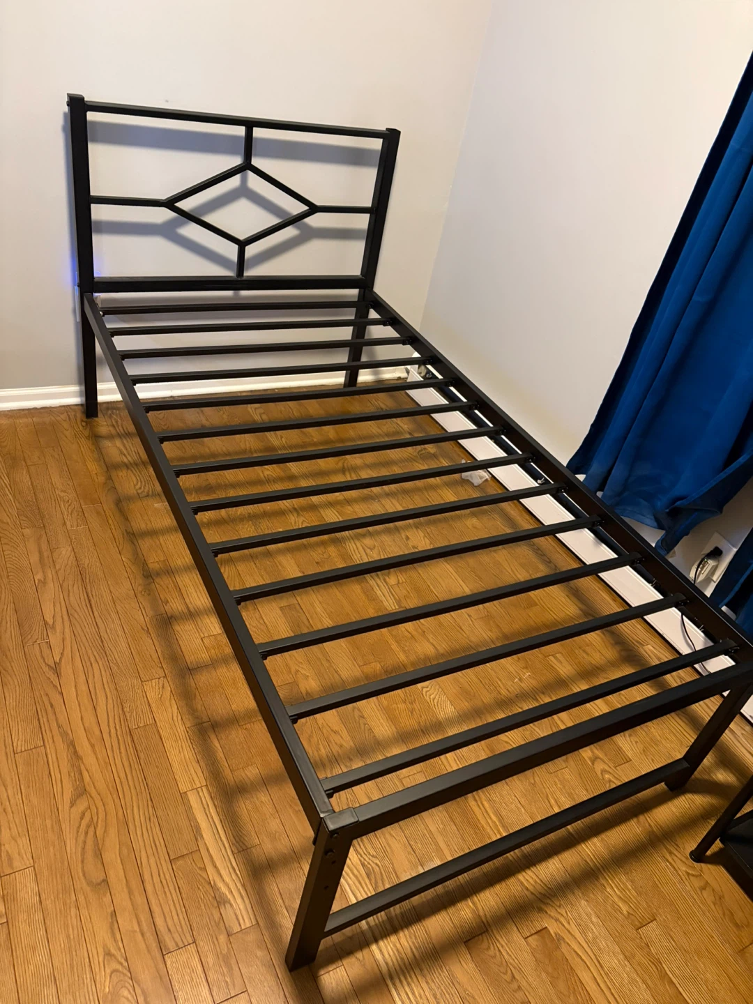 Black Metal Bed Frame Twin Size