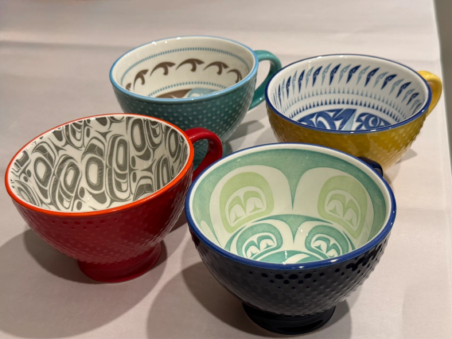 Native Home Ceramic Mug with Indigenous Art