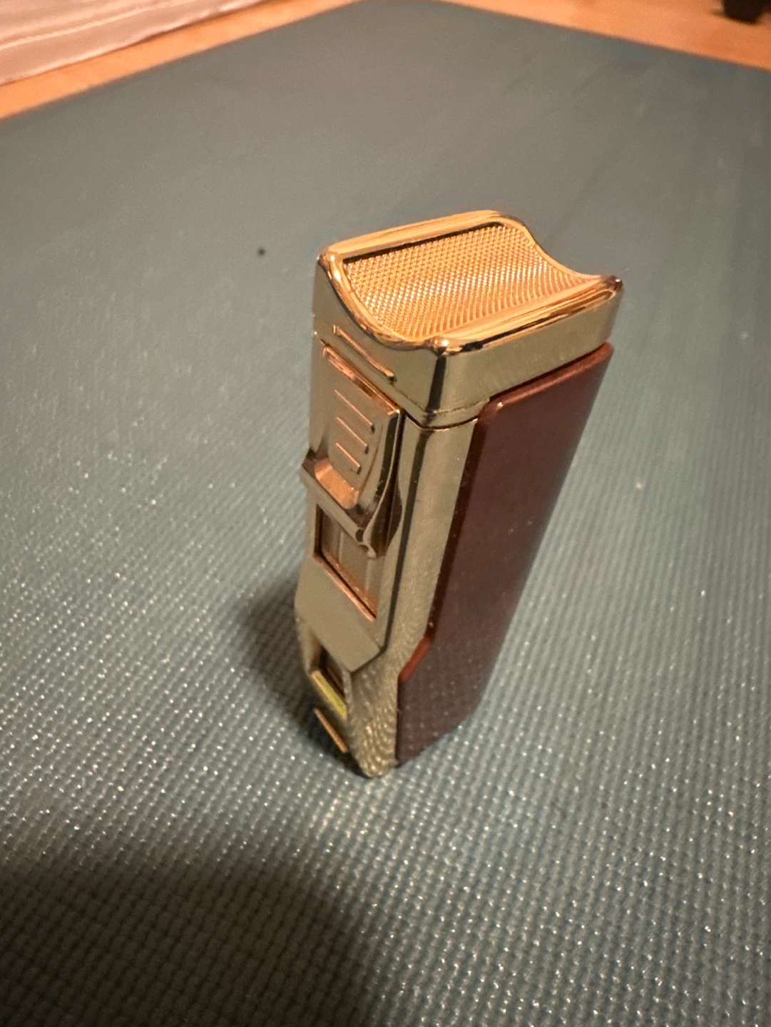 Gold and Brown Vintage Lighter