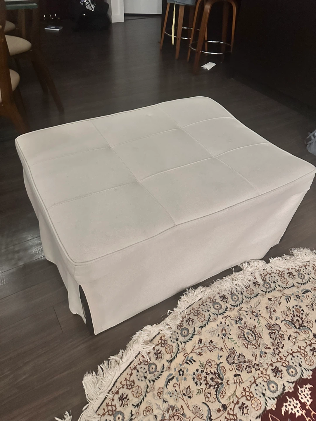 Convertible Sofa Bed with Ottoman