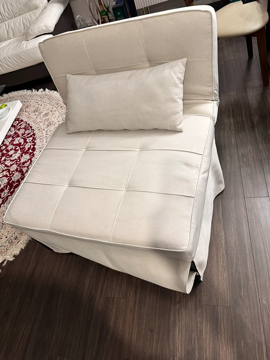 Convertible Sofa Bed with Ottoman - photo 4