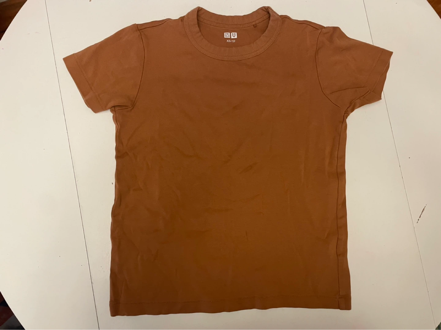 UNIQLO U Crewneck T-Shirt - Brown, XS/TP