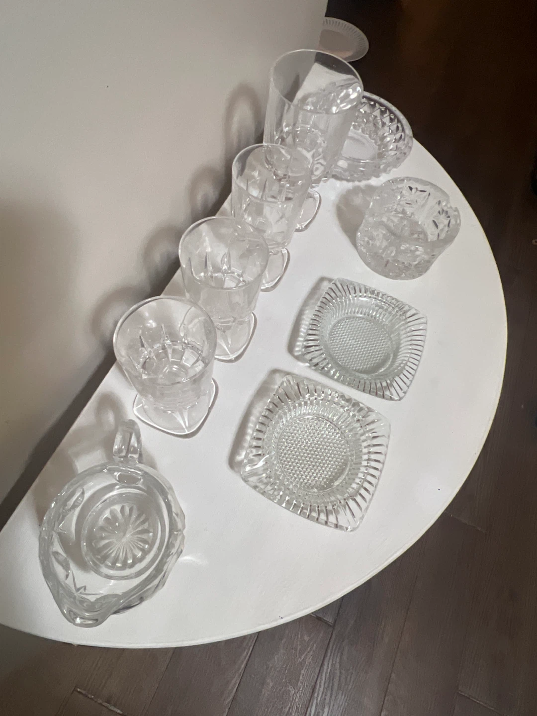 18 Vintage Crystal - small chips - photo 2