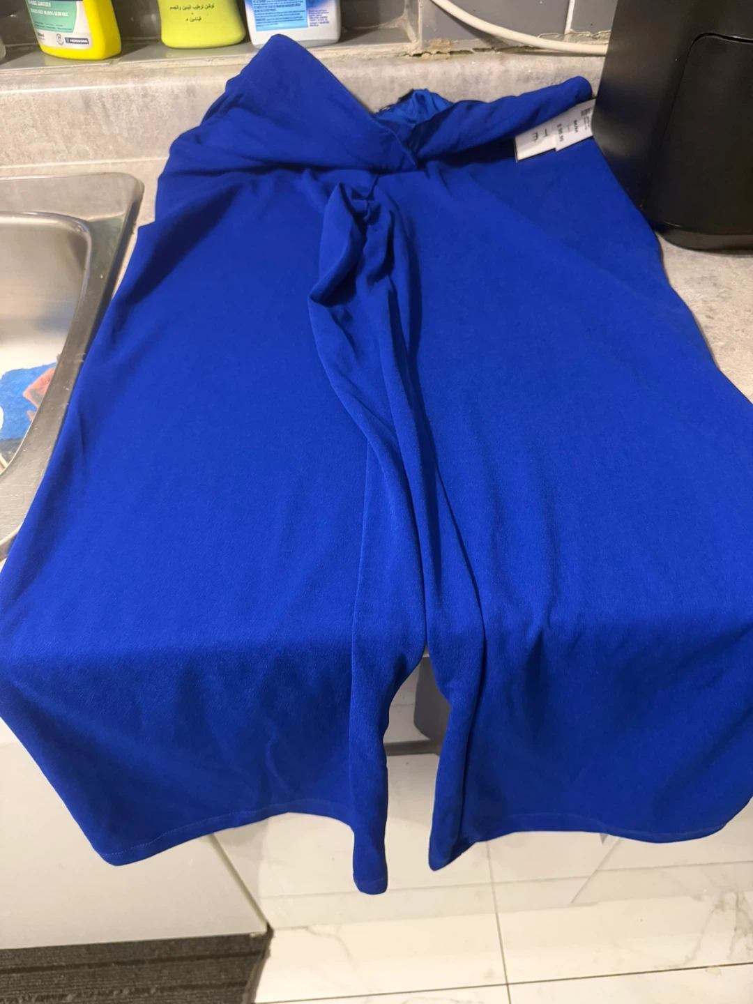 LIMITE Women's Blue Wide Leg Pants Size M - photo 2