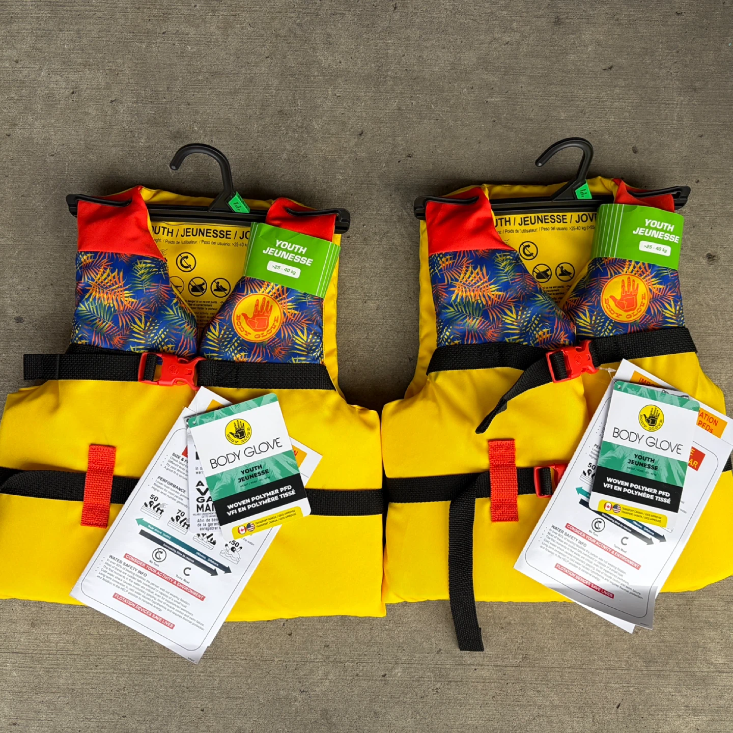 Body Glove Youth Life Jackets - 25-40 kg