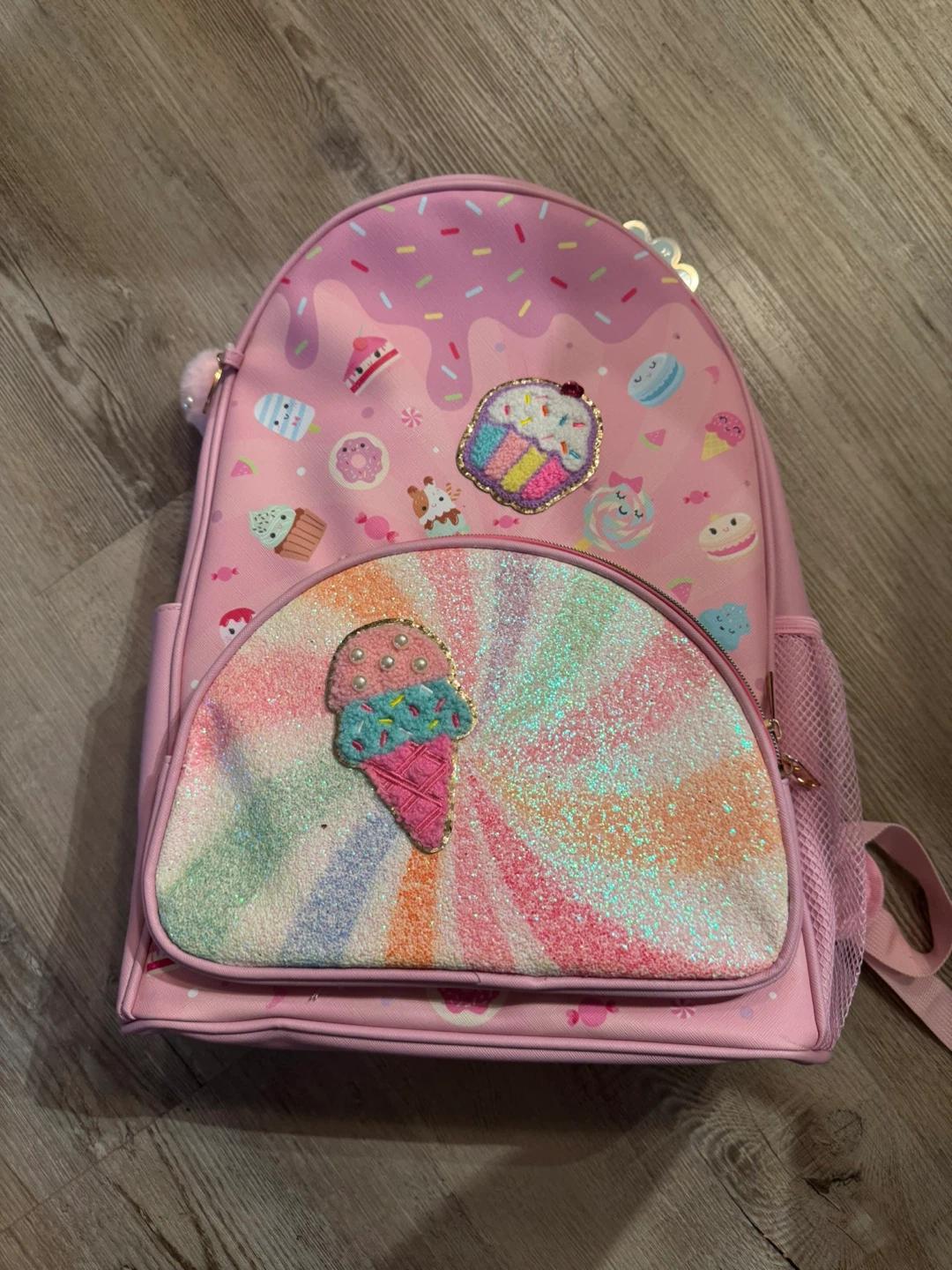 Kids' Pink Ice Cream & Sprinkles Backpack
