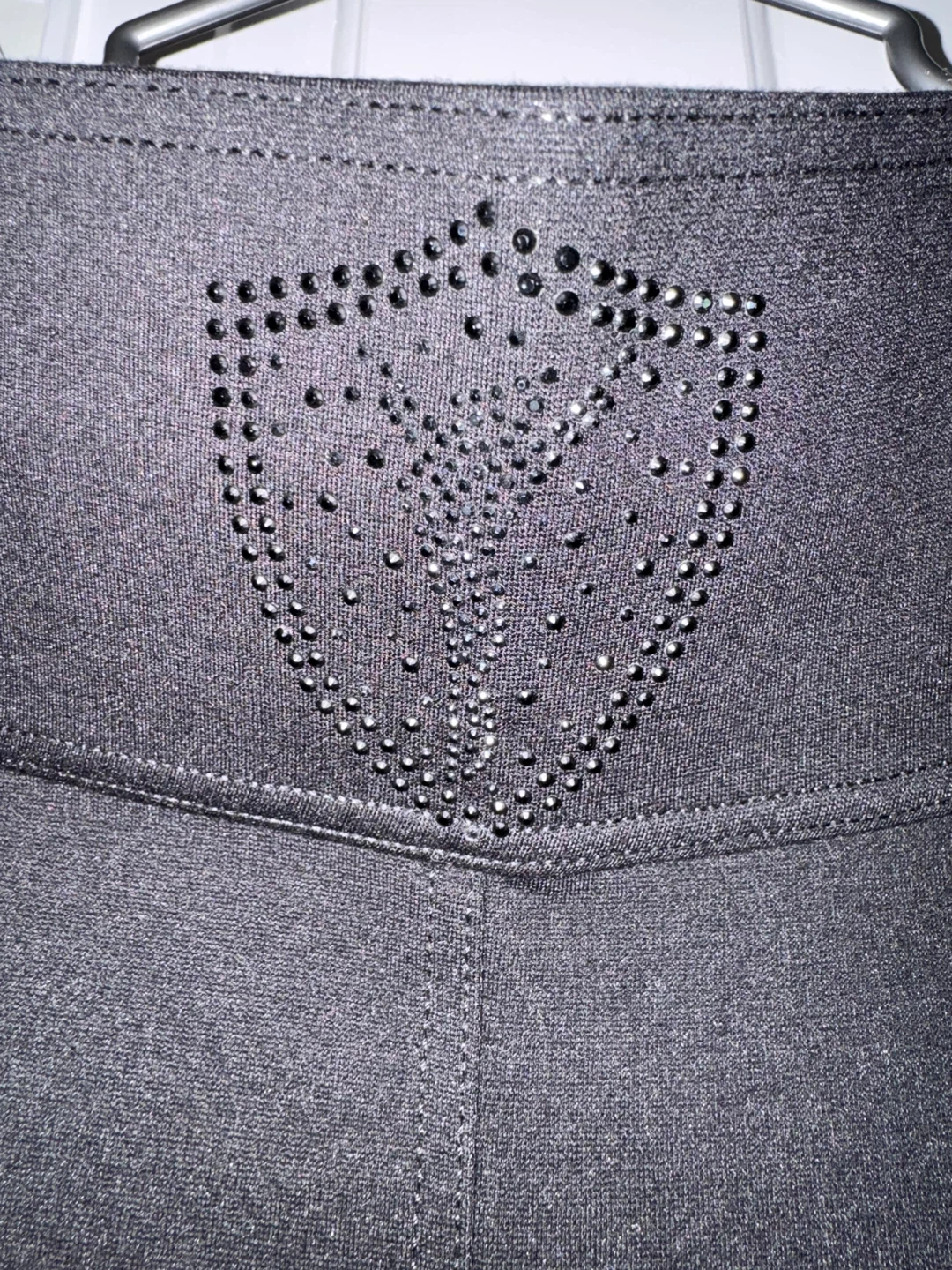 GALIFE Black Rhinestone Embellished Leggings - photo 3
