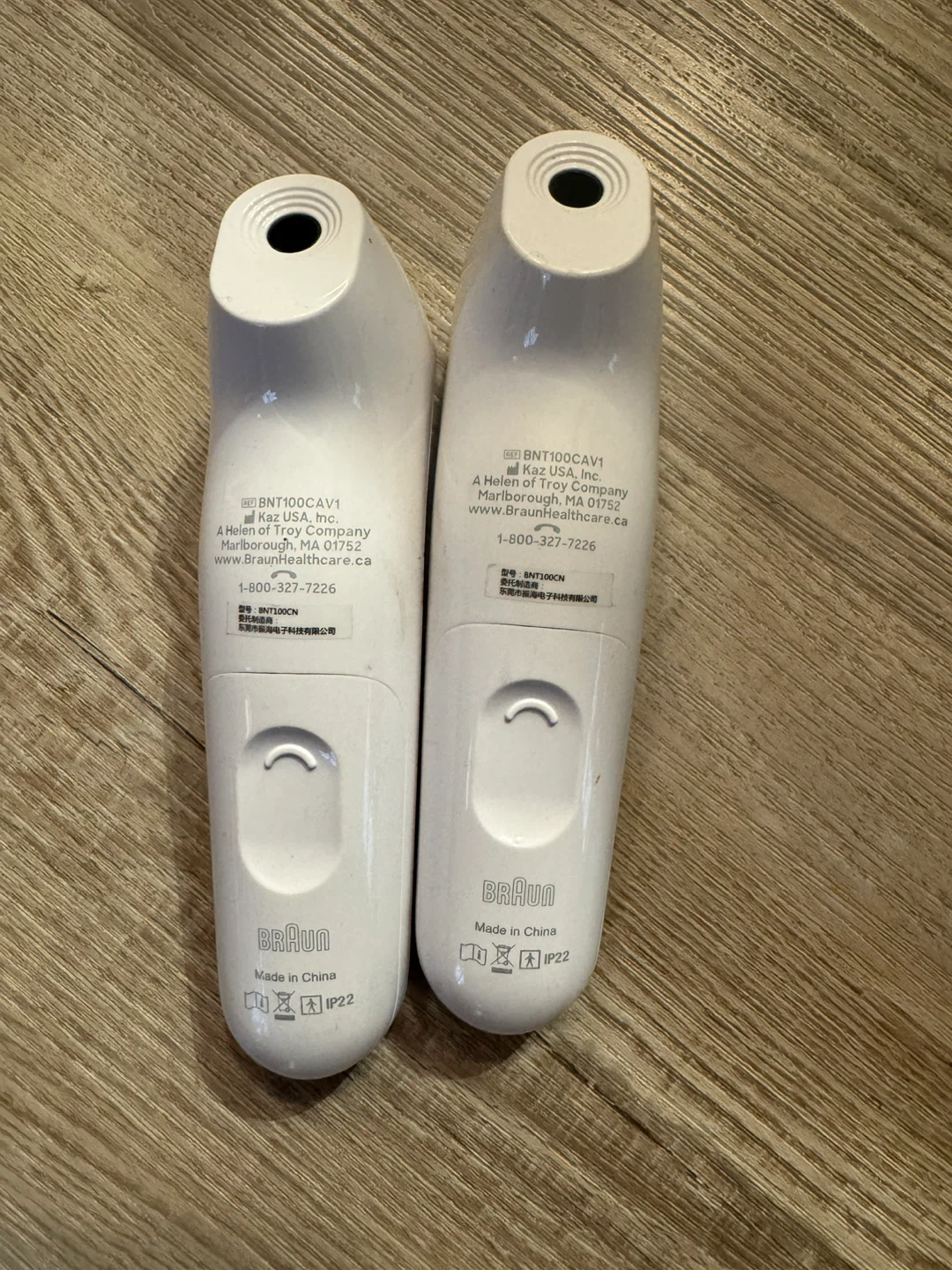 Braun No Touch Thermometers - 2 Pack - photo 2
