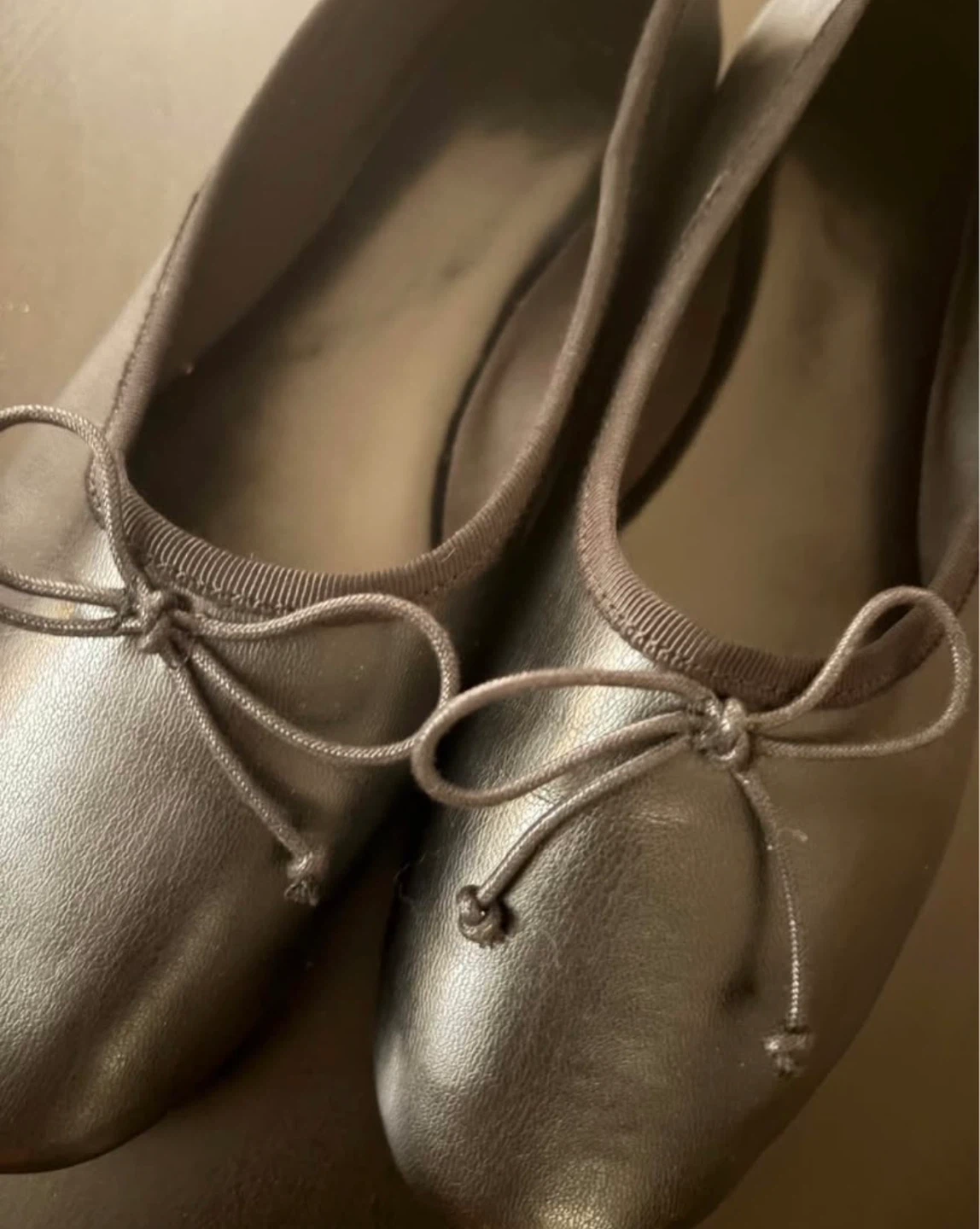 Size 9 Black Ballet Flats - photo 2