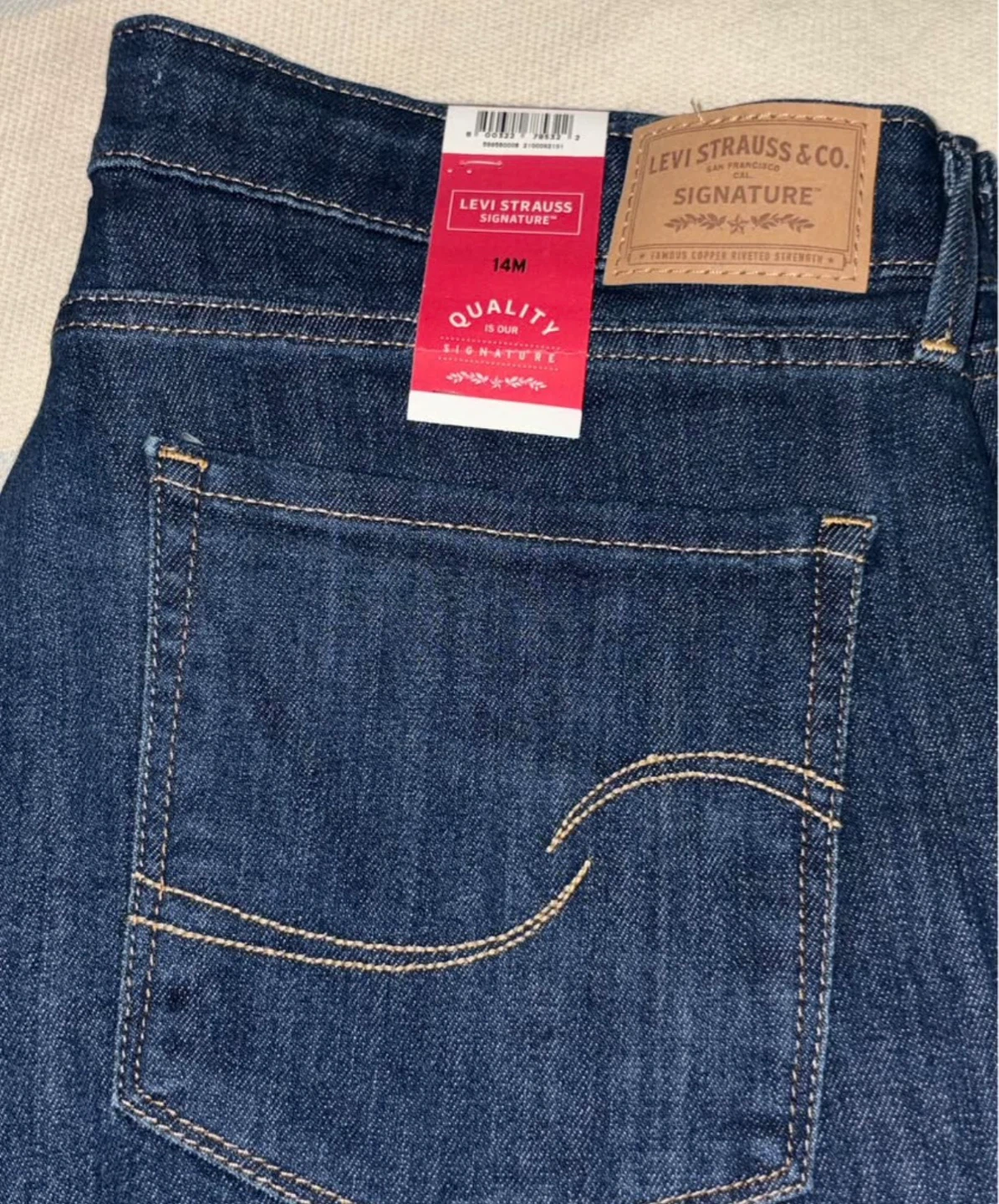 Levi Signature Mid-Rise Straight Jeans - photo 3