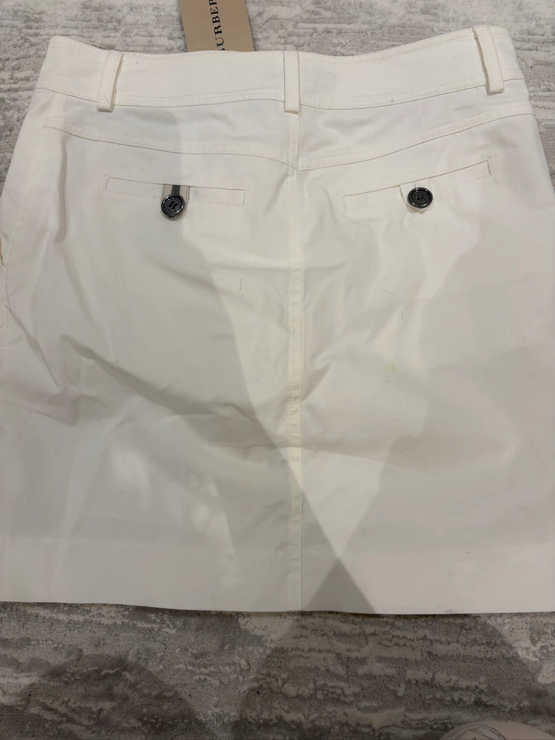 Burberry London White Skirt Size 2 USA - photo 3