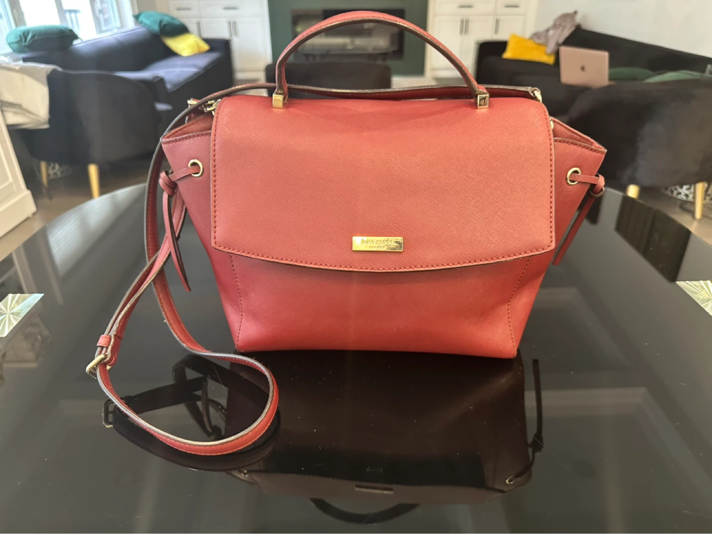 Kate Spade New York Burgundy Crossbody Purse