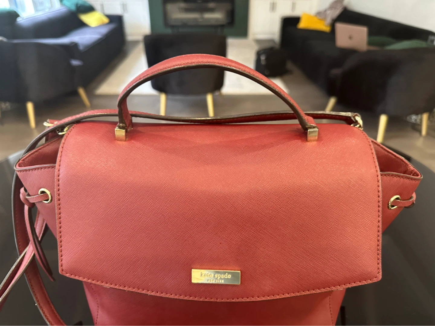 Kate Spade New York Burgundy Crossbody Purse - photo 3