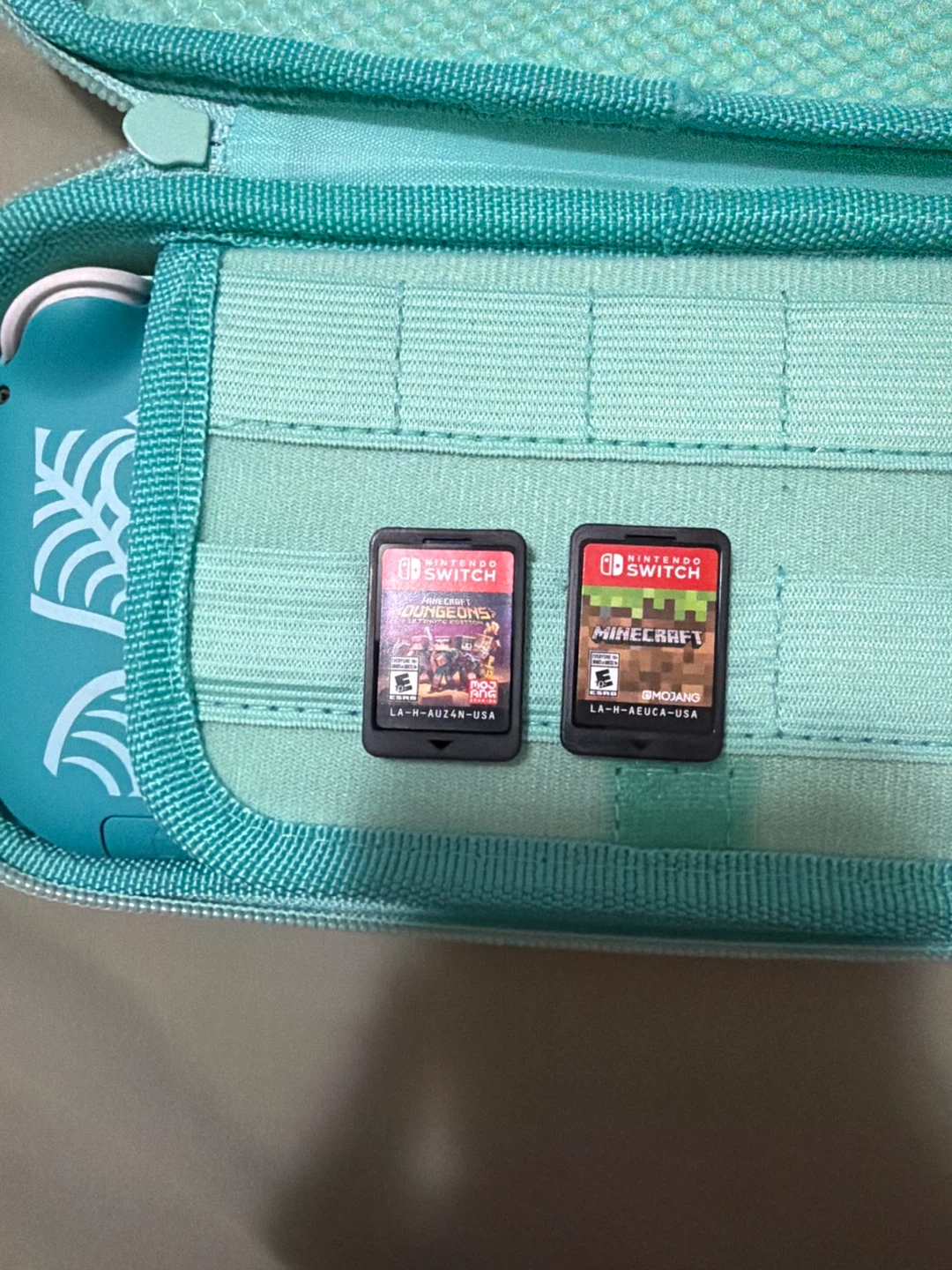 Nintendo Switch Lite (Turquoise) with Minecraft Games and Case - photo 3