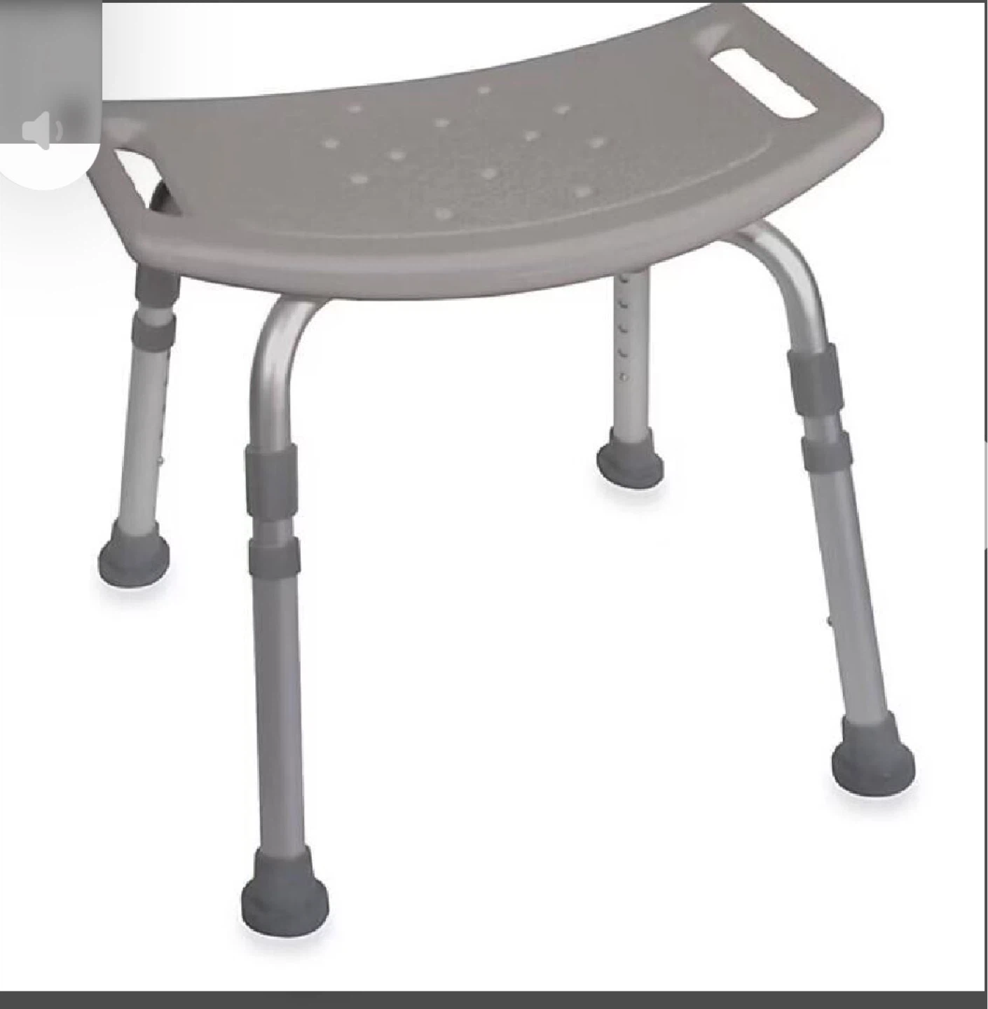 Drive Medical Bathroom Safety Shower Chair in Grey