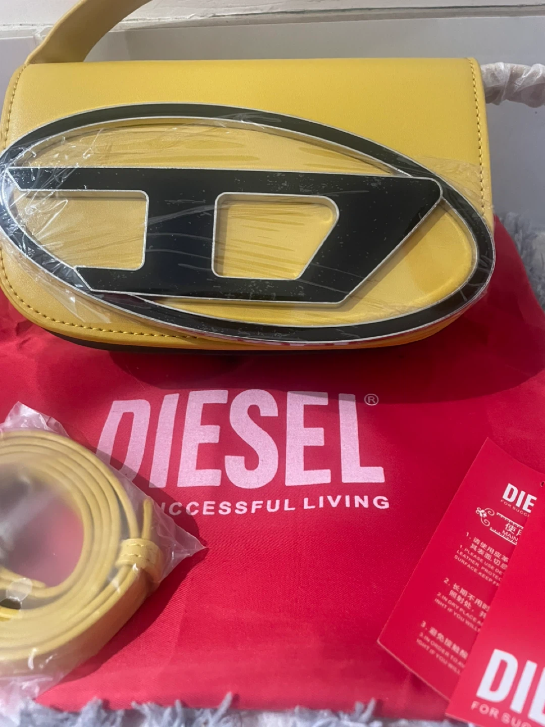 Diesel Hot “ Yellow Shoulder Bag