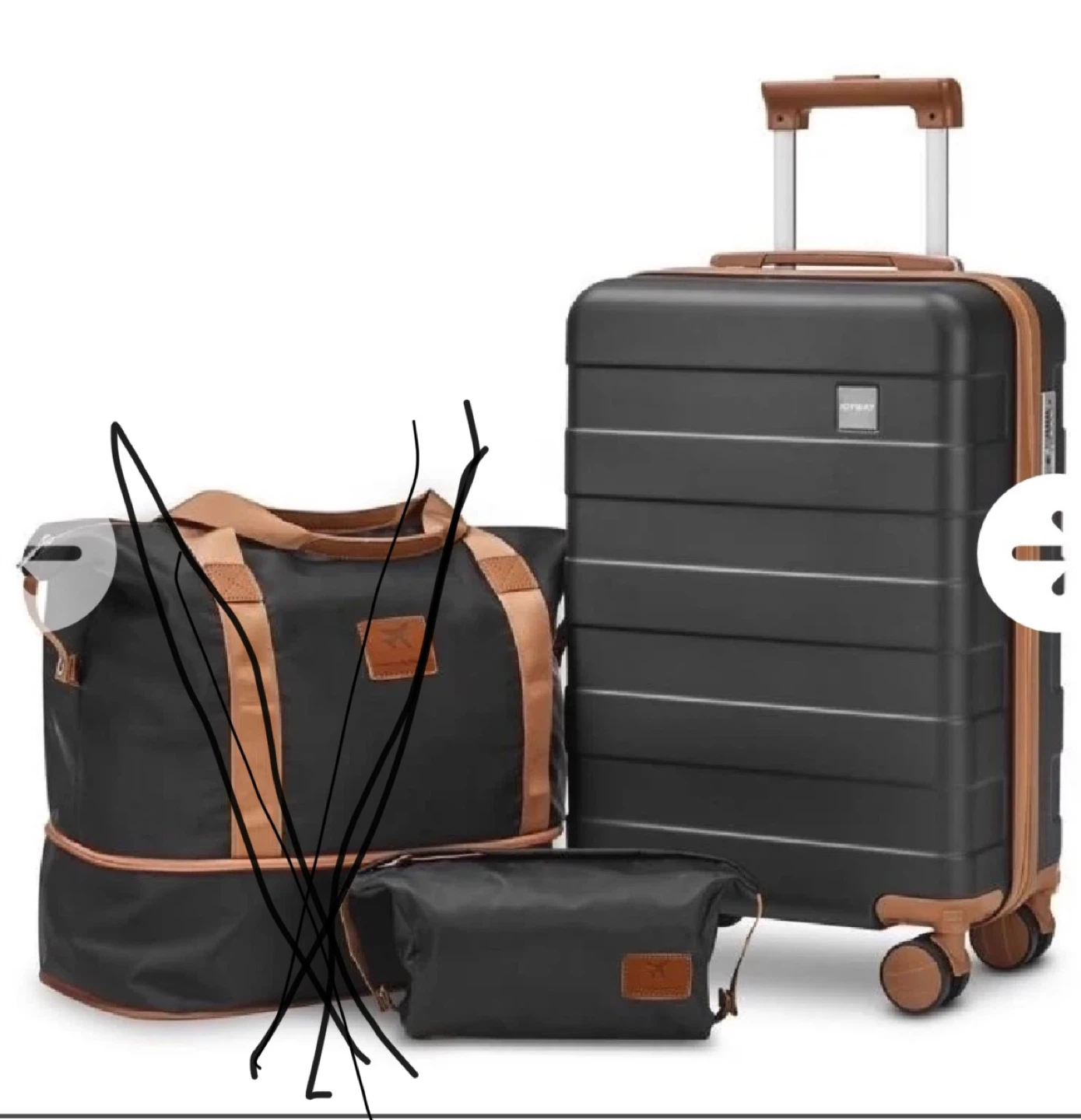 20-inch Spinner Luggage Set - photo 4