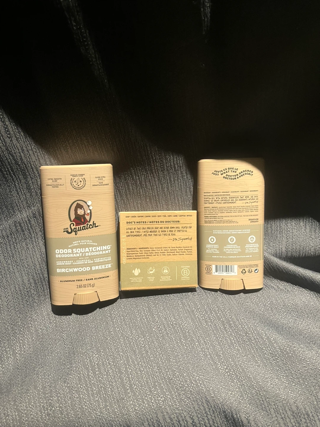 Dr. Squatch Birchwood Breeze Deodorant & Soap Set - photo 2