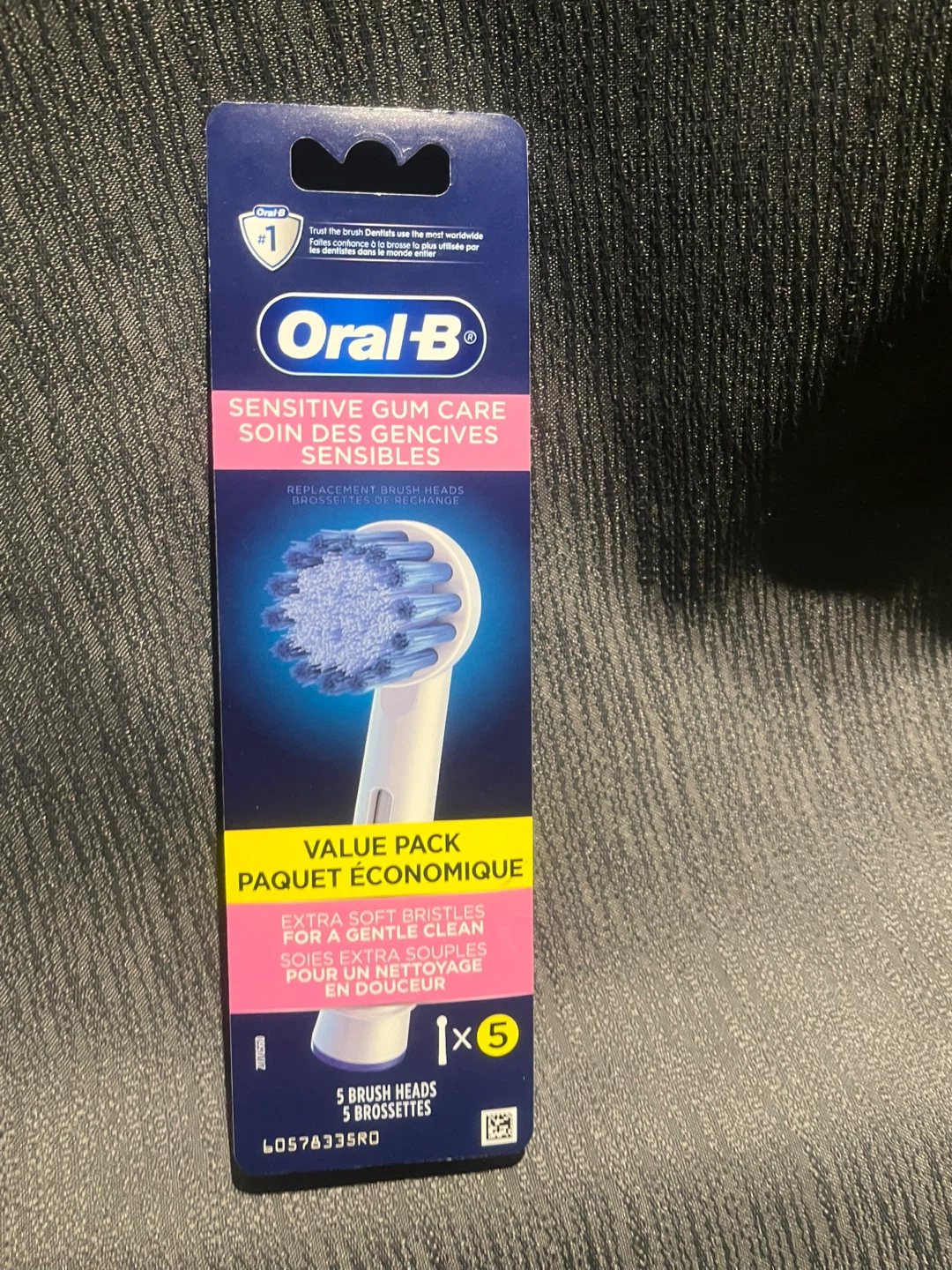 Oral-B Sensitive Gum Care Replacement Brush Heads - 5 Count