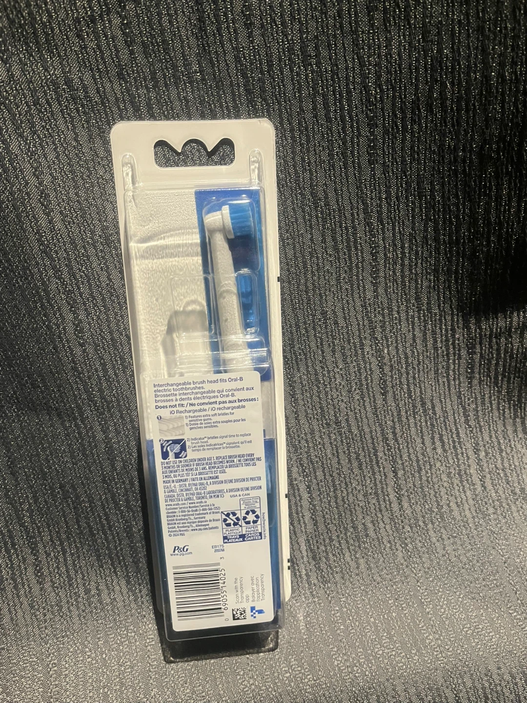 Oral-B Sensitive Gum Care Replacement Brush Heads - 5 Count - photo 2