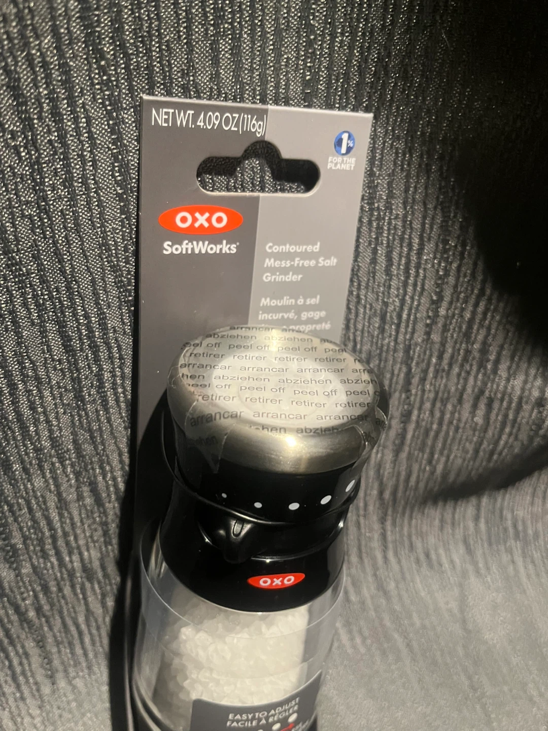 OXO SoftWorks Contoured Mess-Free Salt Grinder - photo 2