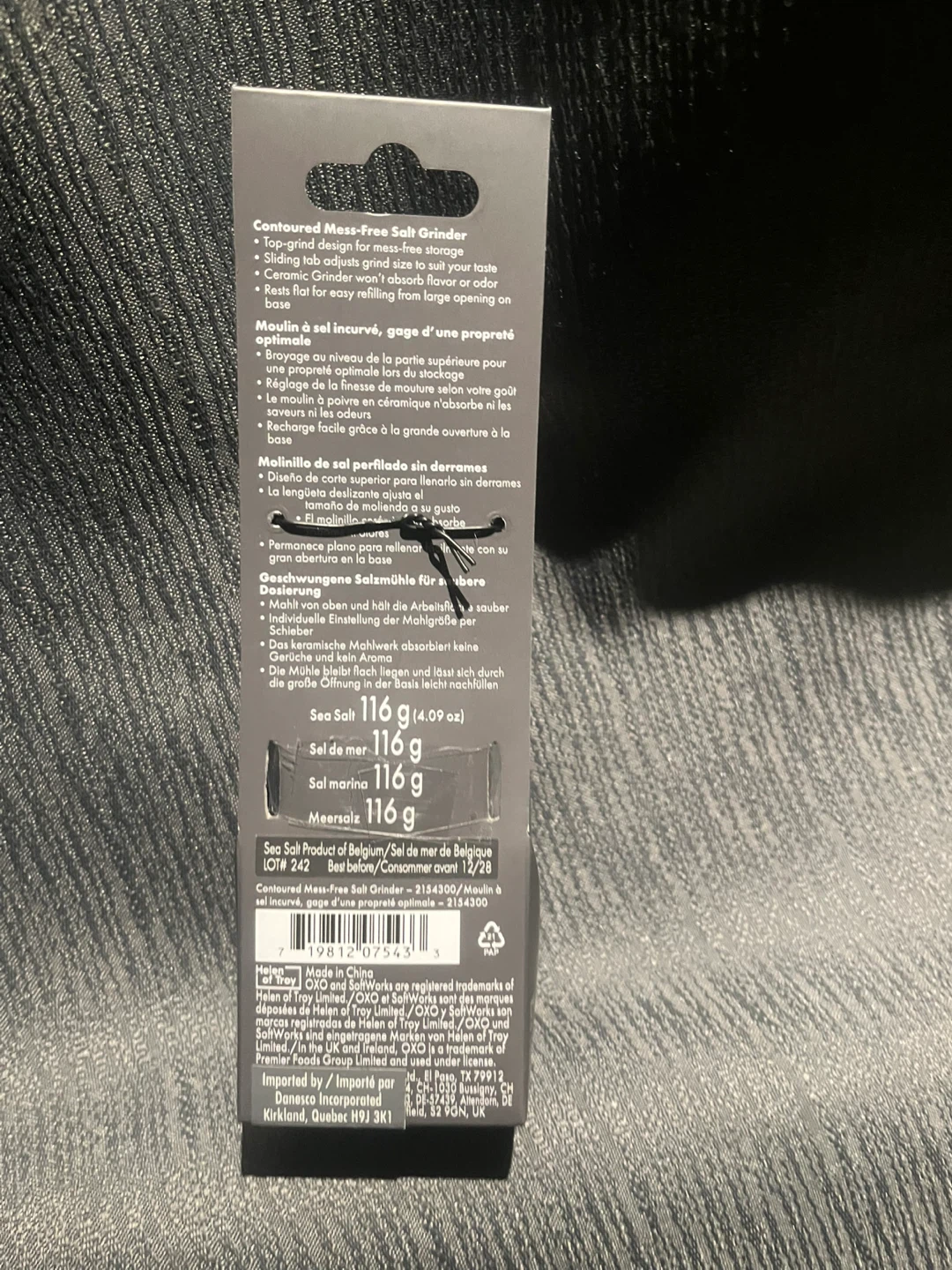 OXO SoftWorks Contoured Mess-Free Salt Grinder - photo 3