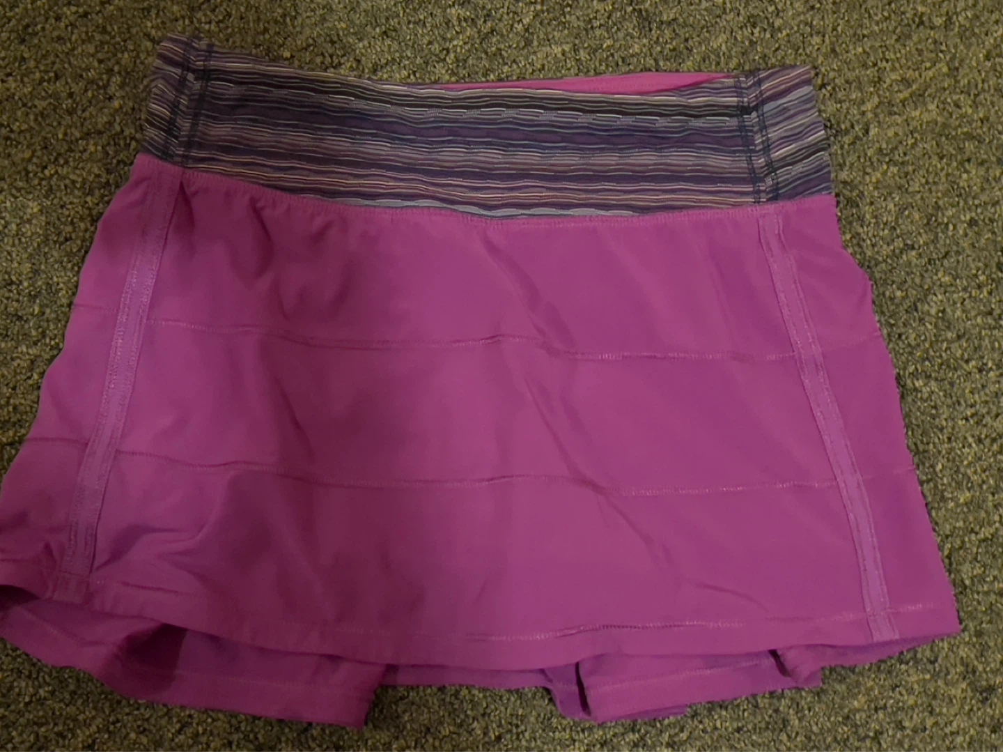 Lululemon Purple Pleated Skirt with Built-in Shorts - photo 2