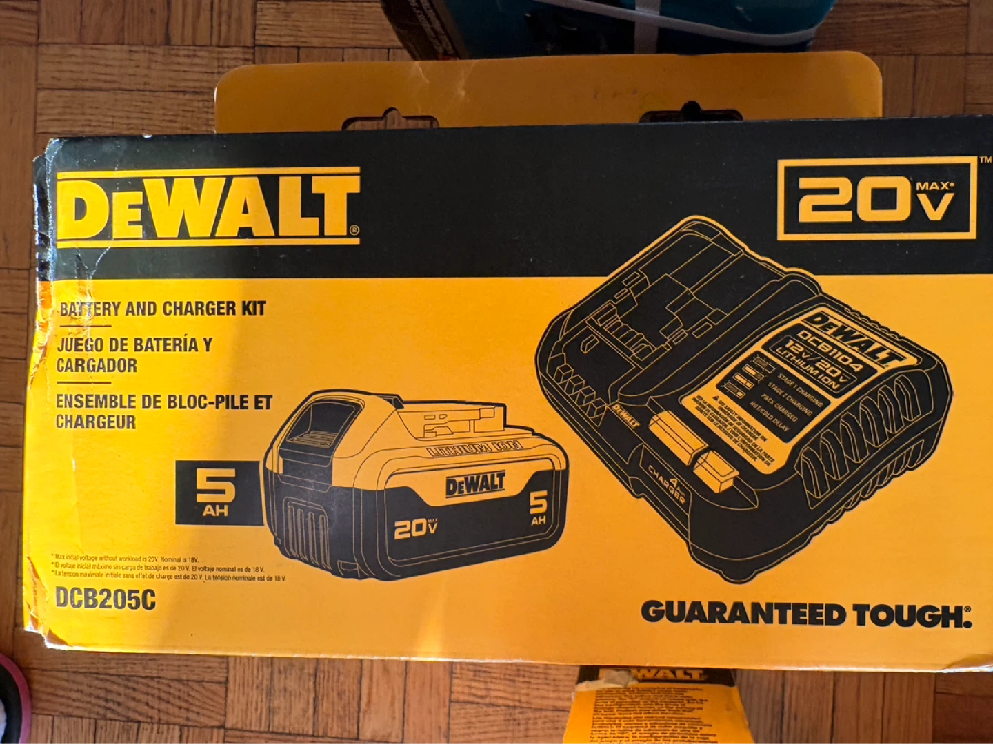 DeWalt 20V Max XR grinder and battery with charger - photo 3