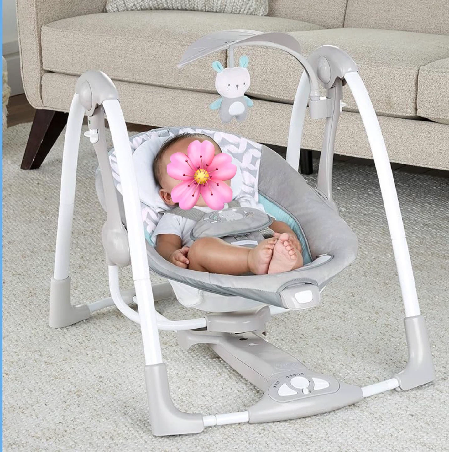 Ingenuity Convertible Swing-2-Seat Portable Swing