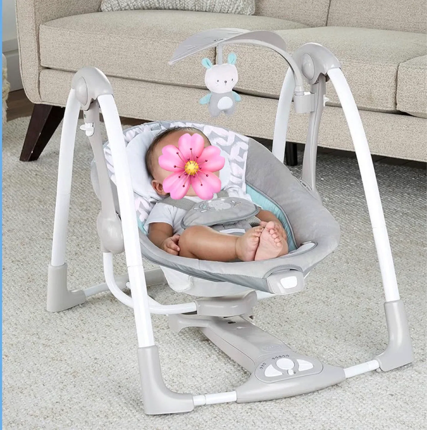 Ingenuity Convertible Swing-2-Seat Portable Swing